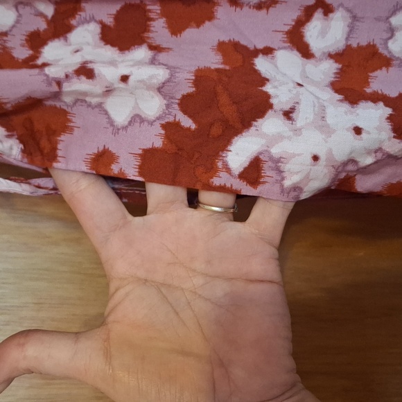 Floral Pink and Red Maxi Dress - Picture 7 of 9